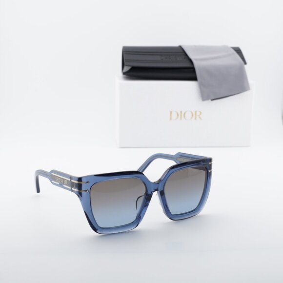 Dior DIORSIGNATURE S10F 30F2 Square Sunglasses - Blue/Bordeaux main image 10